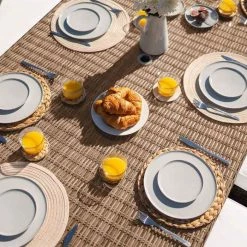 'Iris' Luxury Rattan 10 Seater Garden Sofa Set with Rectangular Table by Primrose Living -Garden Furniture Shop fu102434 2 Table c19c